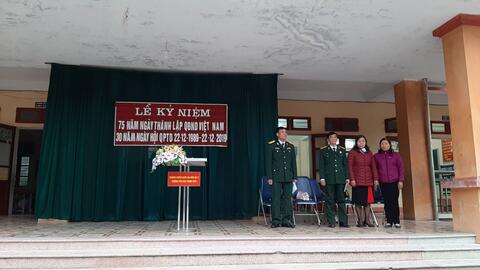 Nhiệt liệt chào mừng 75 năm ngày thành lập Quân đội nhân dân Việt Nam  (22/12/1944 - 22/12/2019)